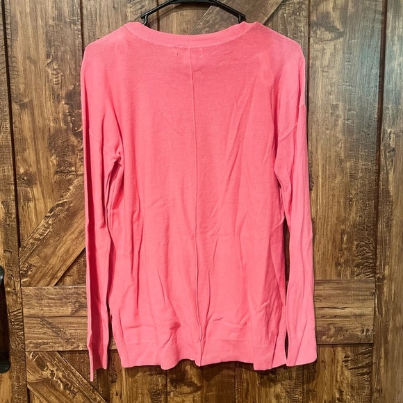 Vineyard Vines Martha's Vineyard Pink Cotton Knit Sweater Top Long Sleeve NWT - Picture 6 of 7